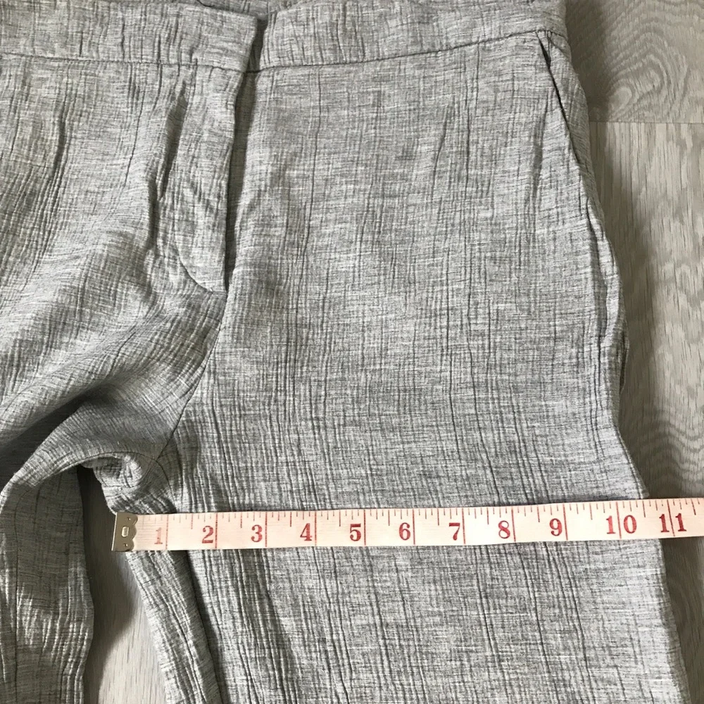 ZARA GRAY TROUSER PANT STRAIGHT LEG CREPE WOMENS SMALL